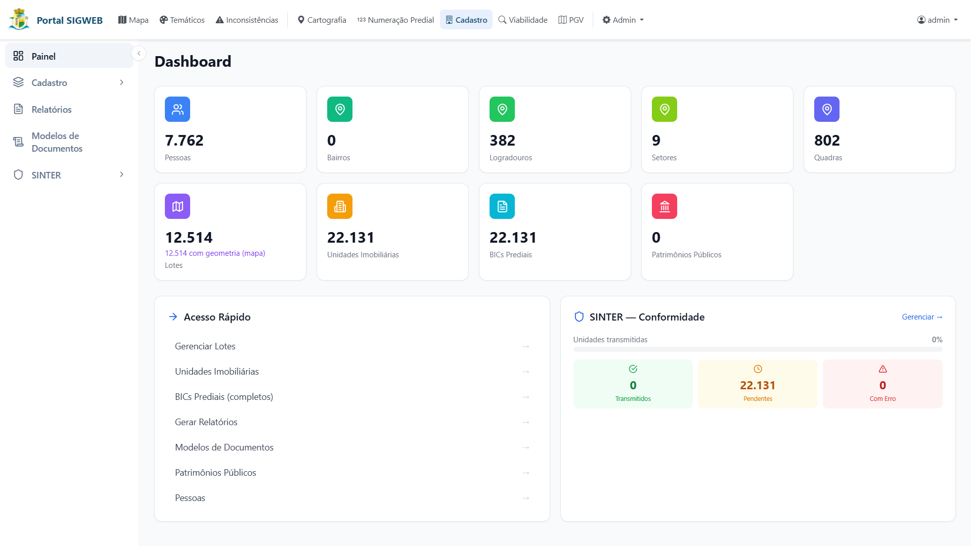 Dashboard Social